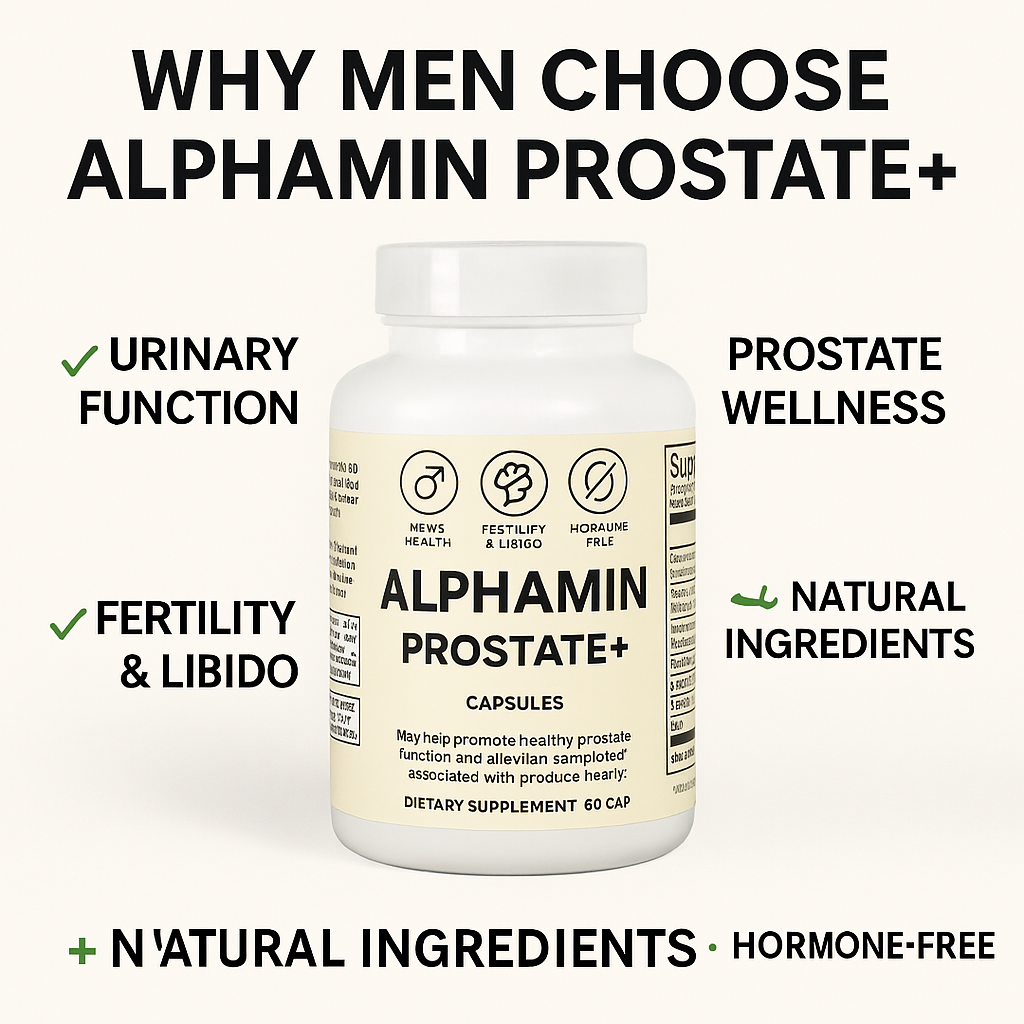 ✅ Boosts testosterone, energy, focus, and recovery ✅ Supports prostate health and urinary function