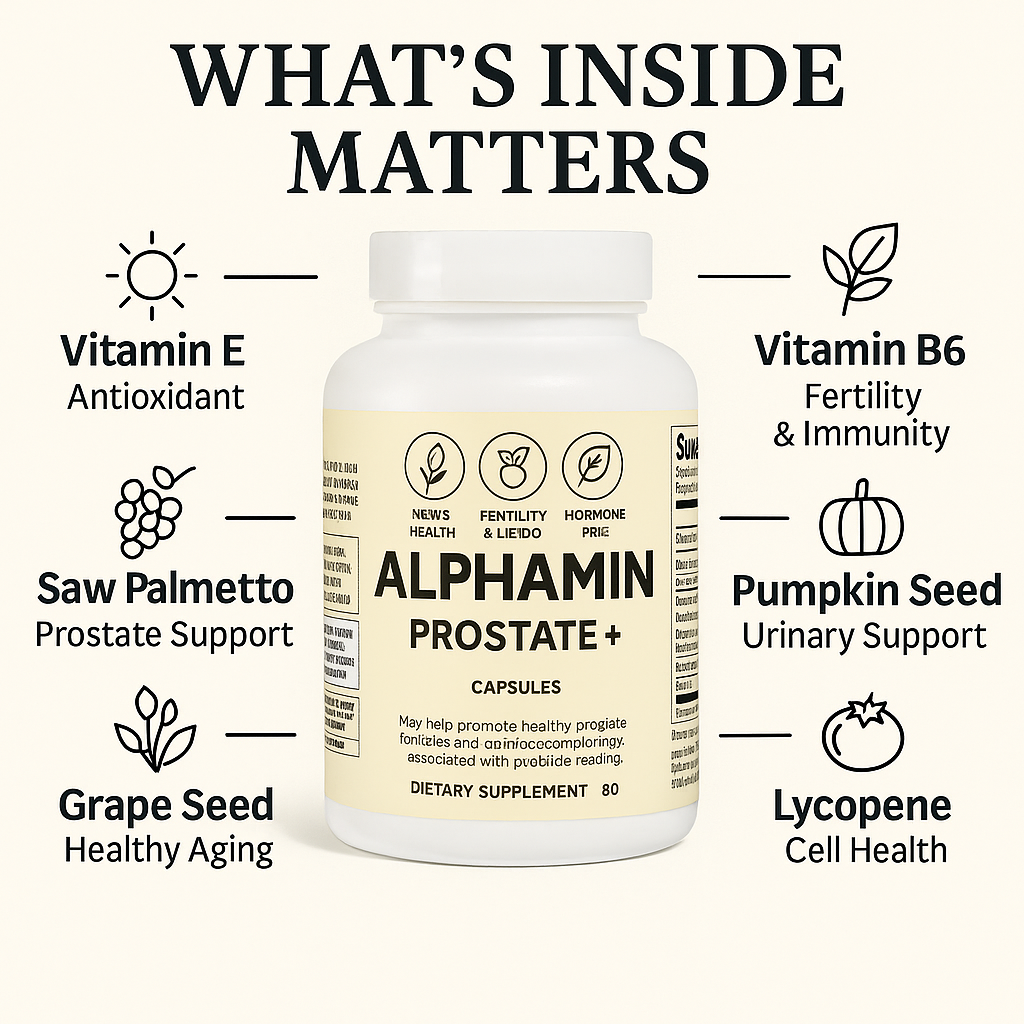 ✅ Boosts testosterone, energy, focus, and recovery ✅ Supports prostate health and urinary function