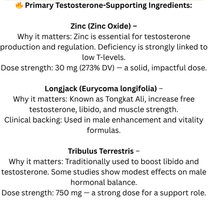 Alphamin Core Bundle - Daily Support for Men's Vitality & Wellness