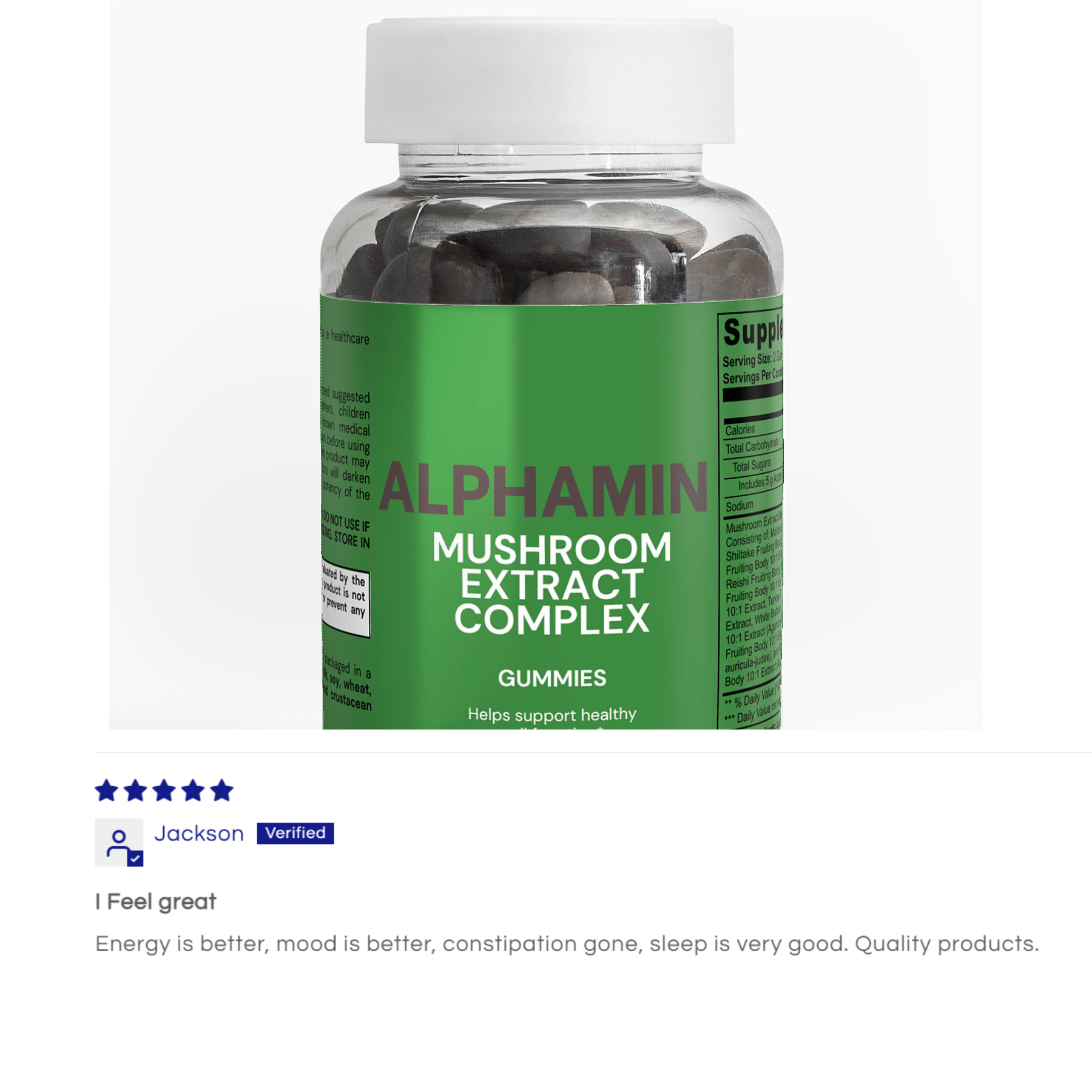 ALPHAMIN Mushroom Extract Complex (unisex)