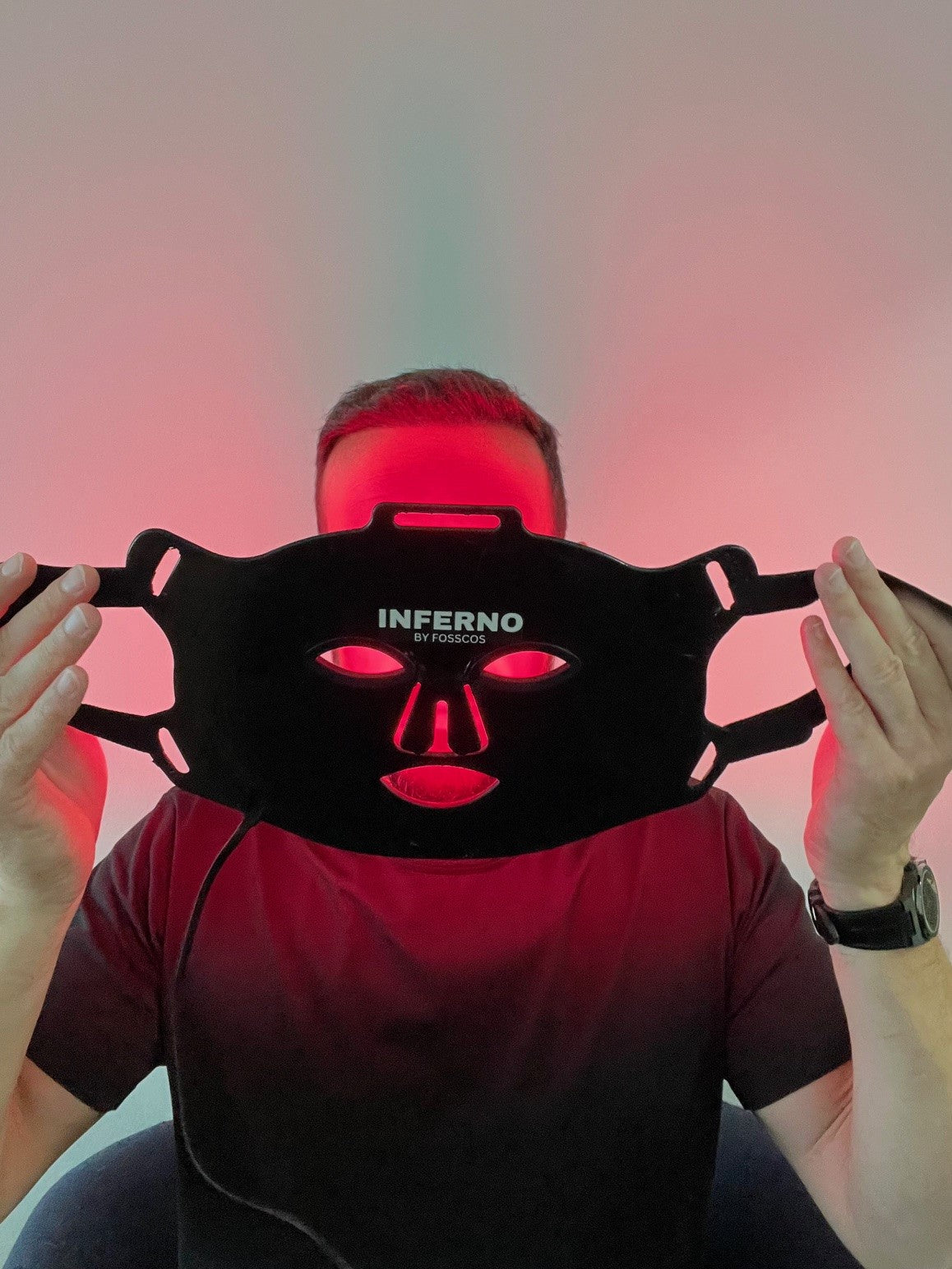 Red Light Therapy Face Mask, INFERNO